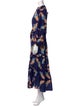 Apiece Apart Floral Print Long Dress