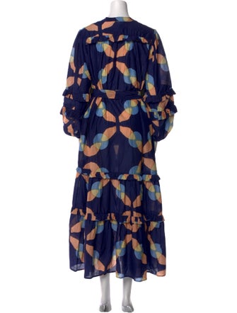 Apiece Apart Floral Print Long Dress
