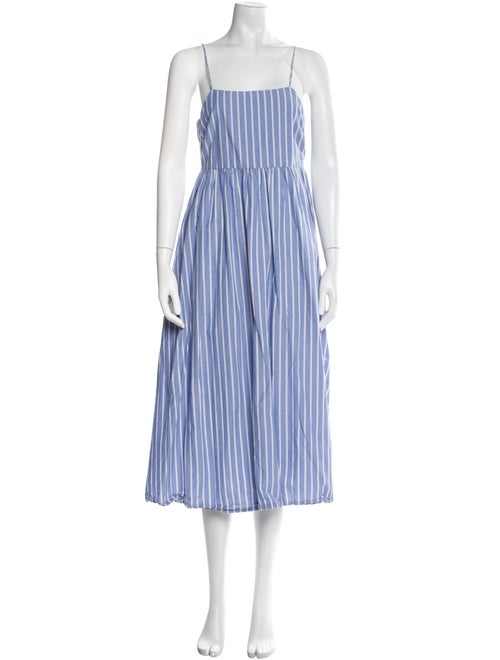Apiece Apart Striped Knee-Length Dress