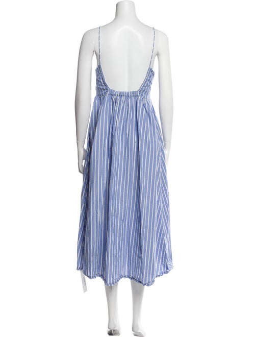 Apiece Apart Striped Knee-Length Dress