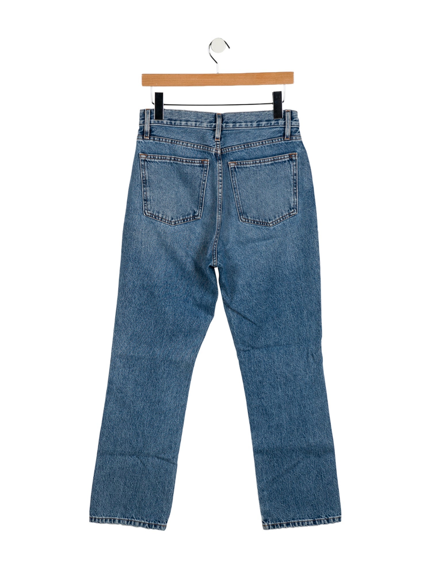 Apiece Apart High-Rise Straight Leg Jeans