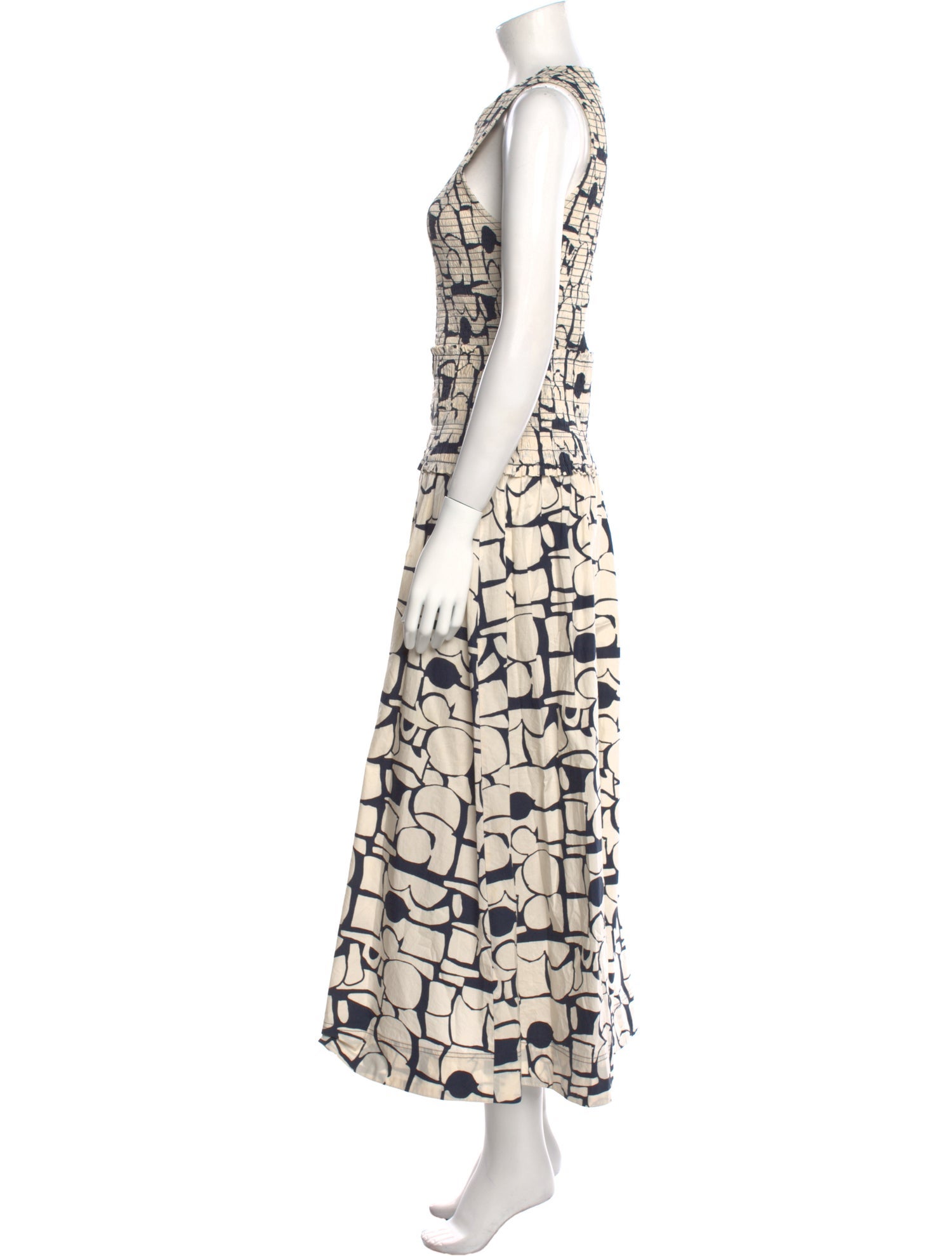 Apiece Apart Printed Long Dress
