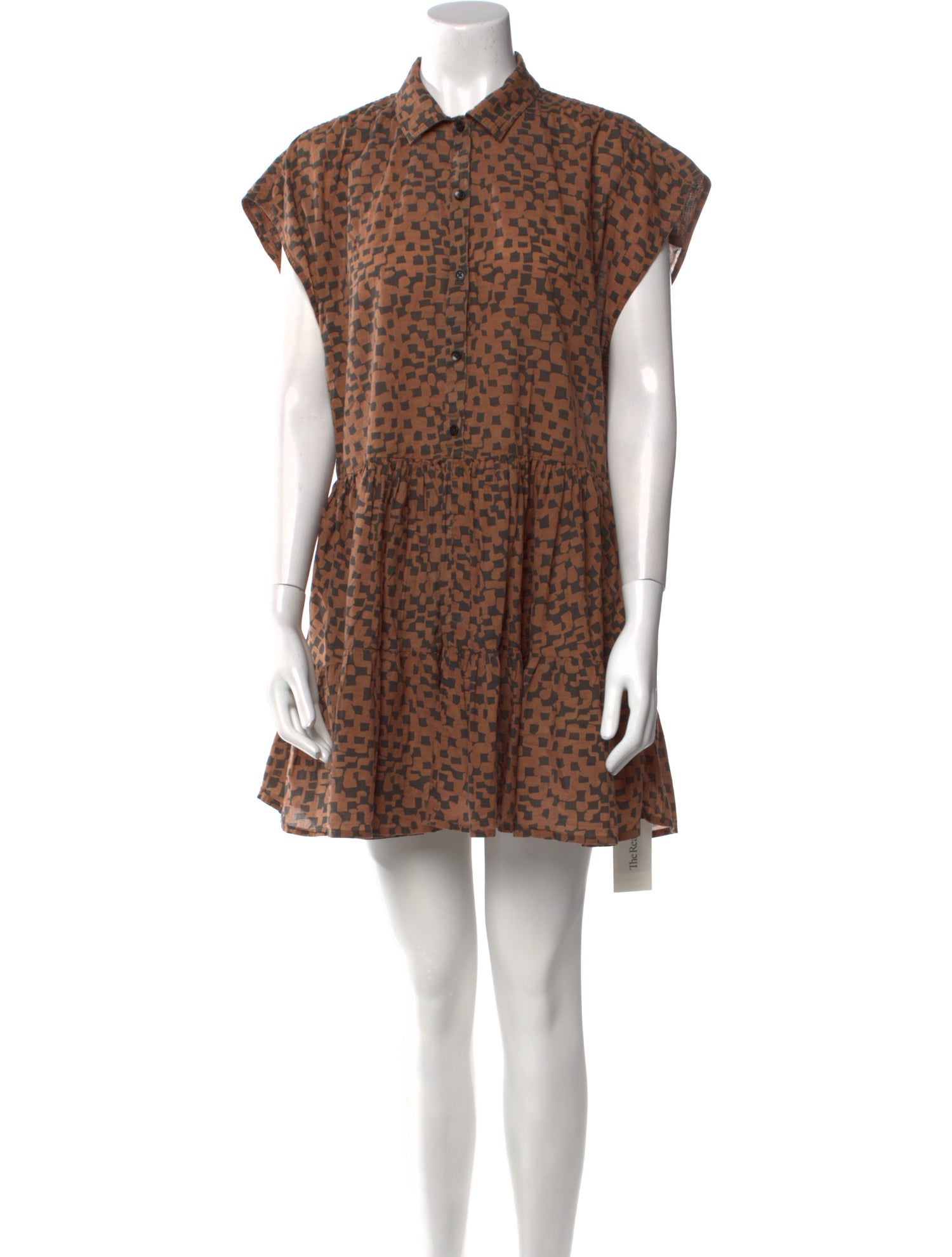 Apiece Apart Printed Mini Dress