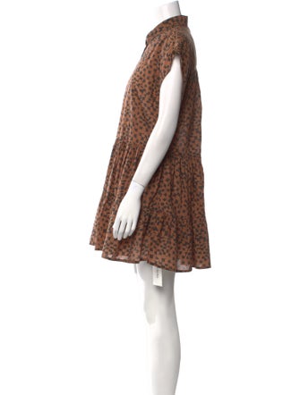 Apiece Apart Printed Mini Dress