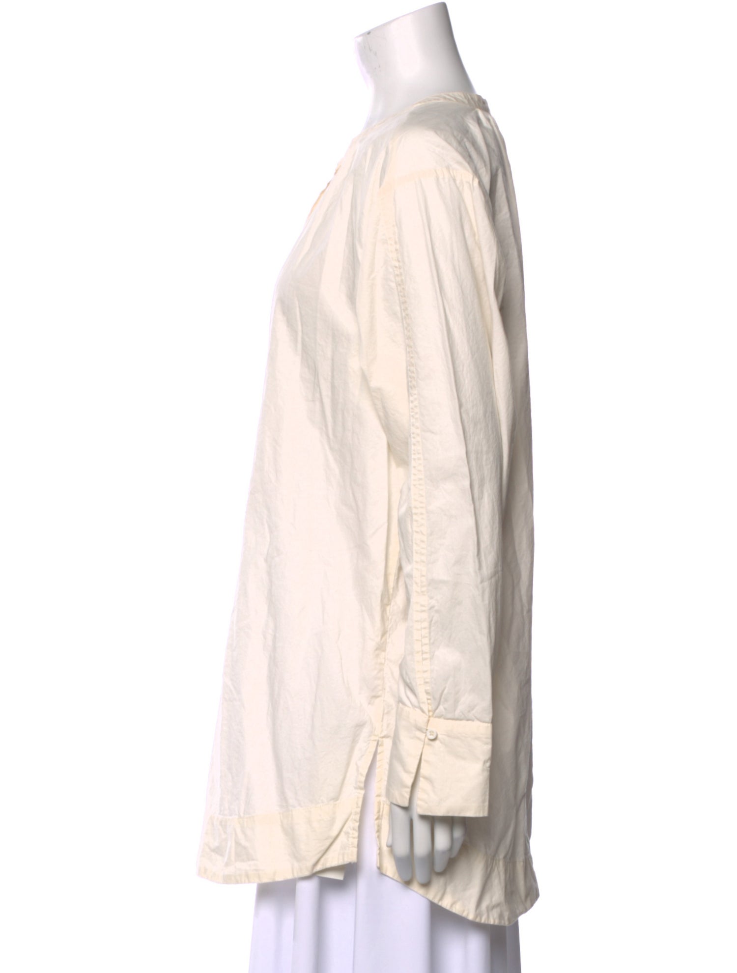 Apiece Apart Crew Neck Long Sleeve Tunic