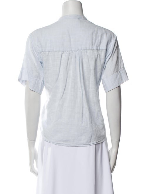 Apiece Apart Mock Neck Short Sleeve T-Shirt