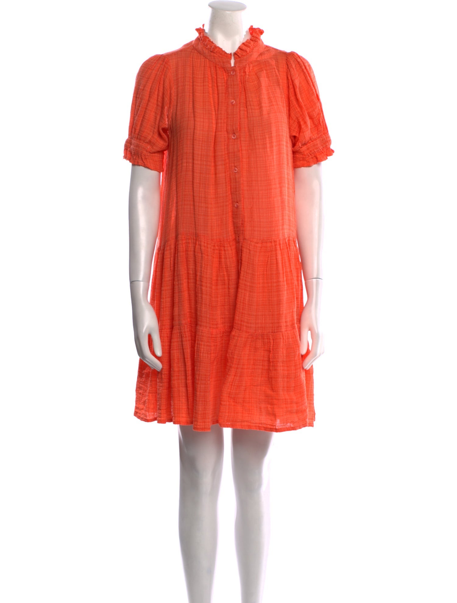 Apiece Apart Mock Neck Mini Dress