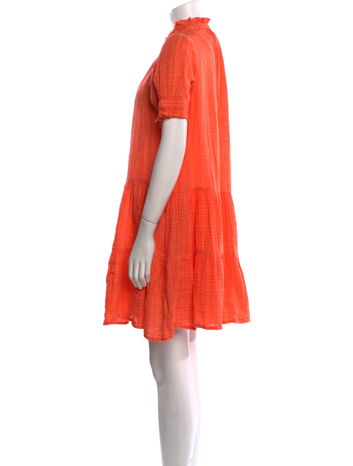 Apiece Apart Mock Neck Mini Dress