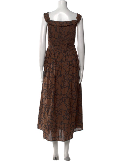 Apiece Apart Printed Midi Length Dress