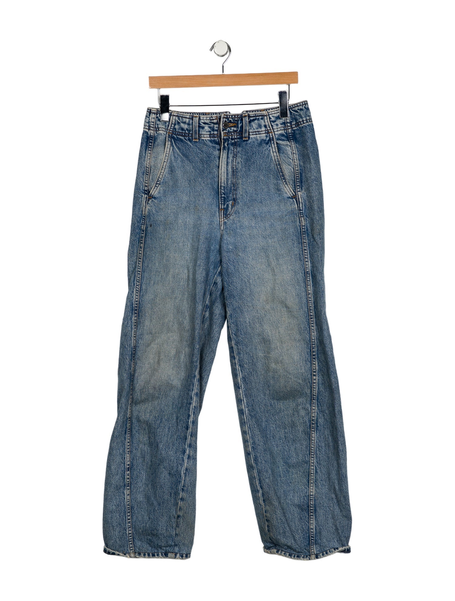 Apiece Apart High-Rise Wide Leg Jeans