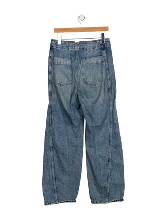 Apiece Apart High-Rise Wide Leg Jeans