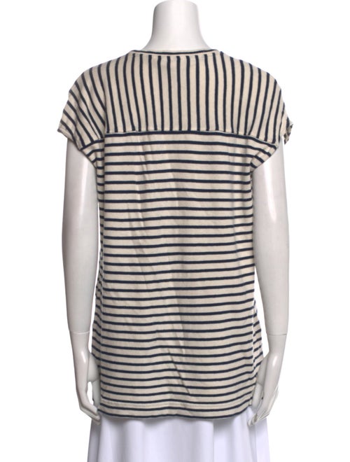Apiece Apart Striped Crew Neck T-Shirt