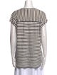 Apiece Apart Striped Crew Neck T-Shirt