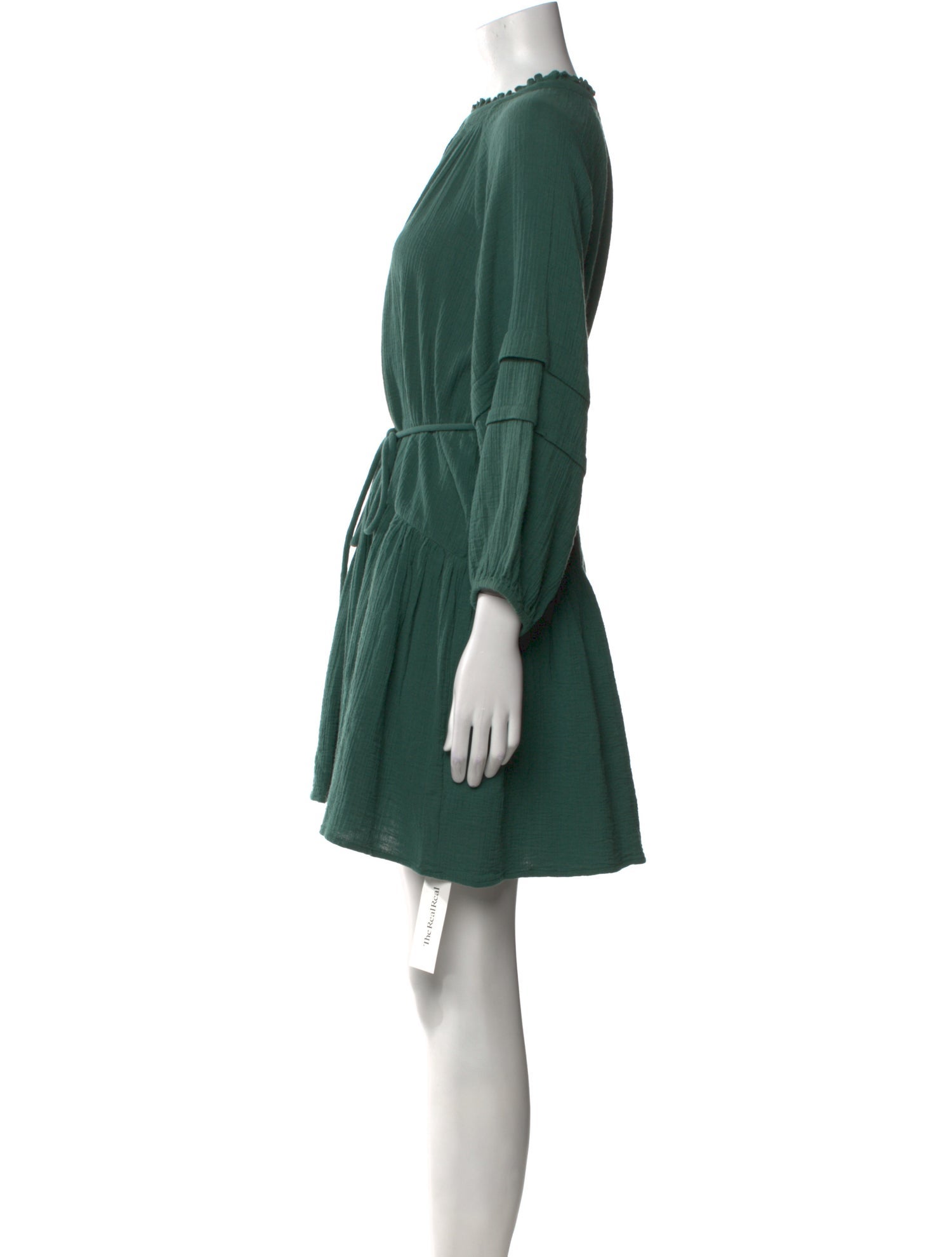 Apiece Apart Crew Neck Mini Dress