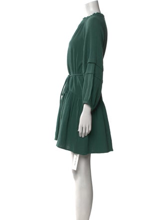 Apiece Apart Crew Neck Mini Dress