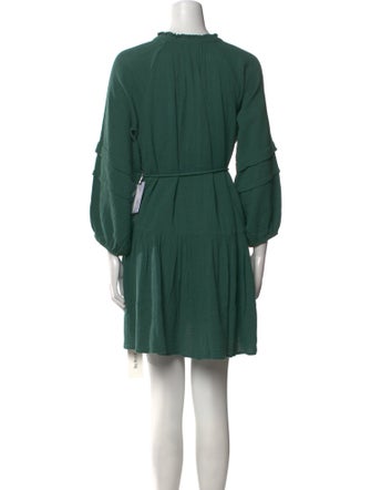 Apiece Apart Crew Neck Mini Dress