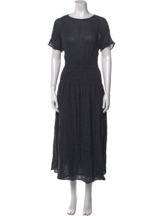 Apiece Apart Crew Neck Midi Length Dress