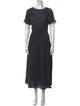 Apiece Apart Crew Neck Midi Length Dress
