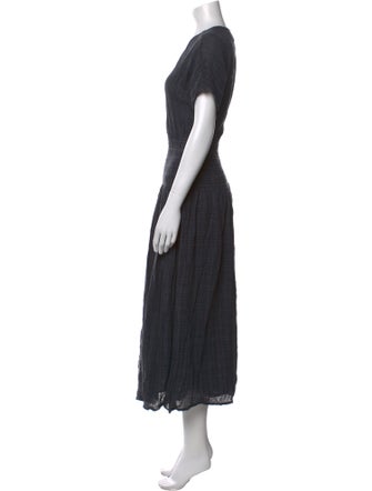 Apiece Apart Crew Neck Midi Length Dress