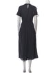 Apiece Apart Crew Neck Midi Length Dress