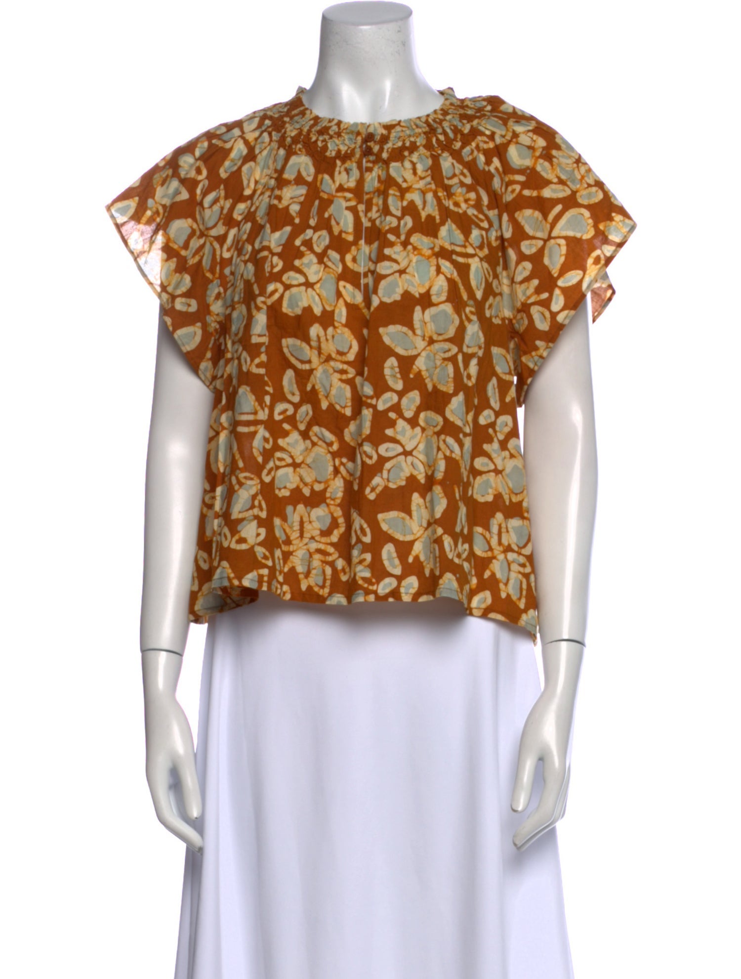 Apiece Apart Printed Crew Neck Top w/ Tags