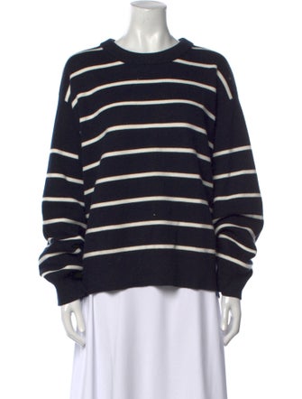 Apiece Apart Striped Crew Neck Sweater