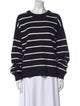 Apiece Apart Striped Crew Neck Sweater