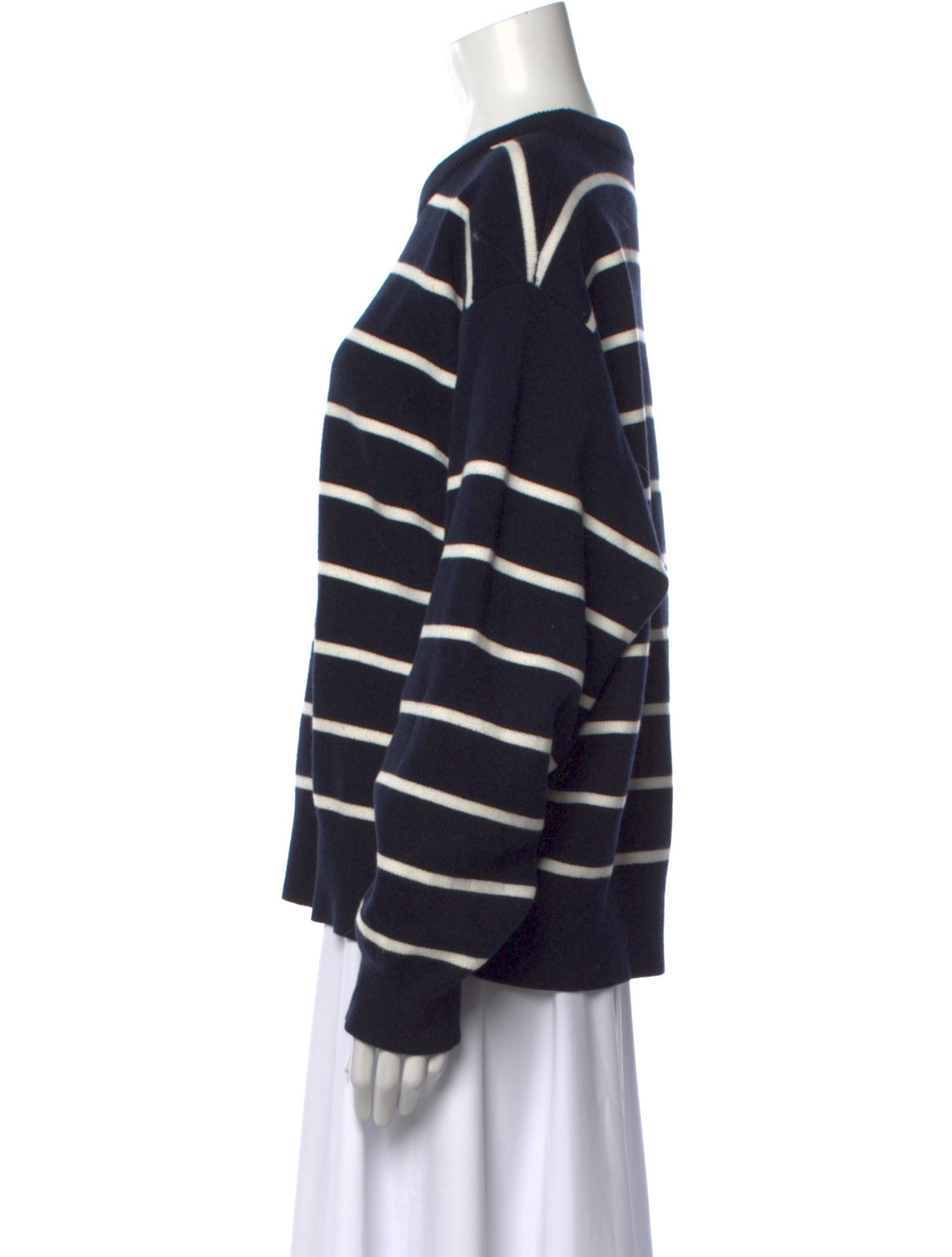Apiece Apart Striped Crew Neck Sweater