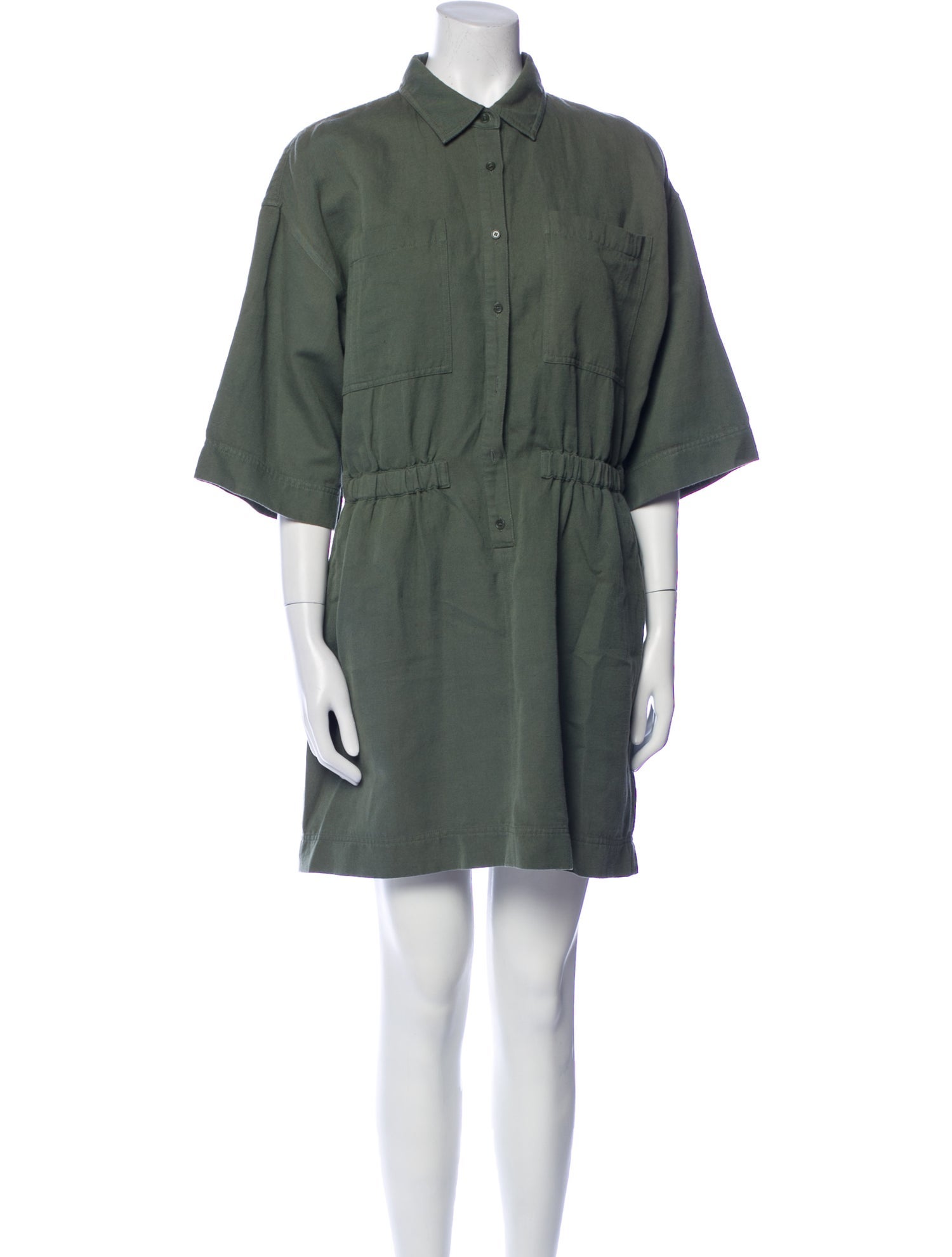 Apiece Apart Linen Mini Dress