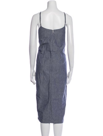 Apiece Apart V-Neck Midi Length Dress