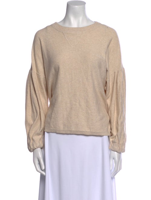 Apiece Apart Bateau Neckline Long Sleeve Sweatshirt