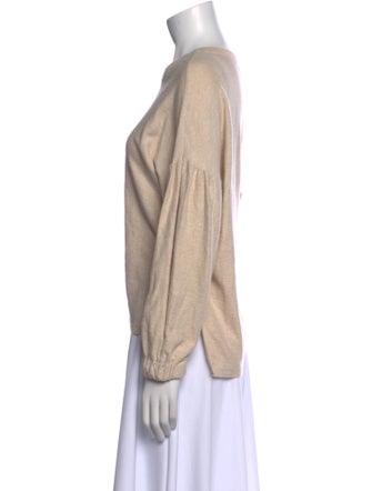 Apiece Apart Bateau Neckline Long Sleeve Sweatshirt