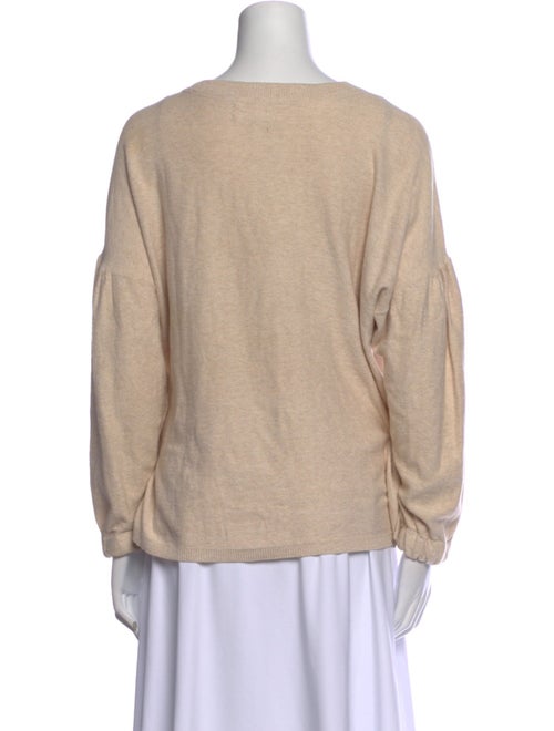 Apiece Apart Bateau Neckline Long Sleeve Sweatshirt