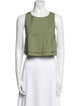Apiece Apart Scoop Neck Sleeveless Crop Top
