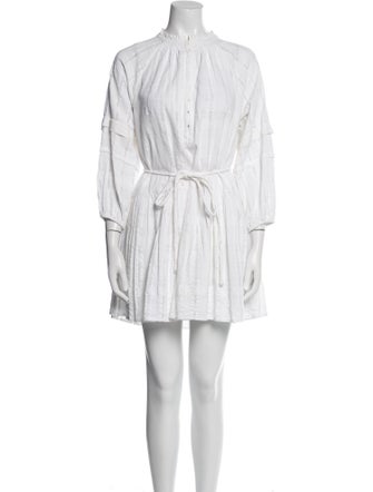 Apiece Apart Mock Neck Mini Dress