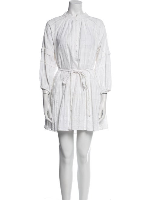 Apiece Apart Mock Neck Mini Dress