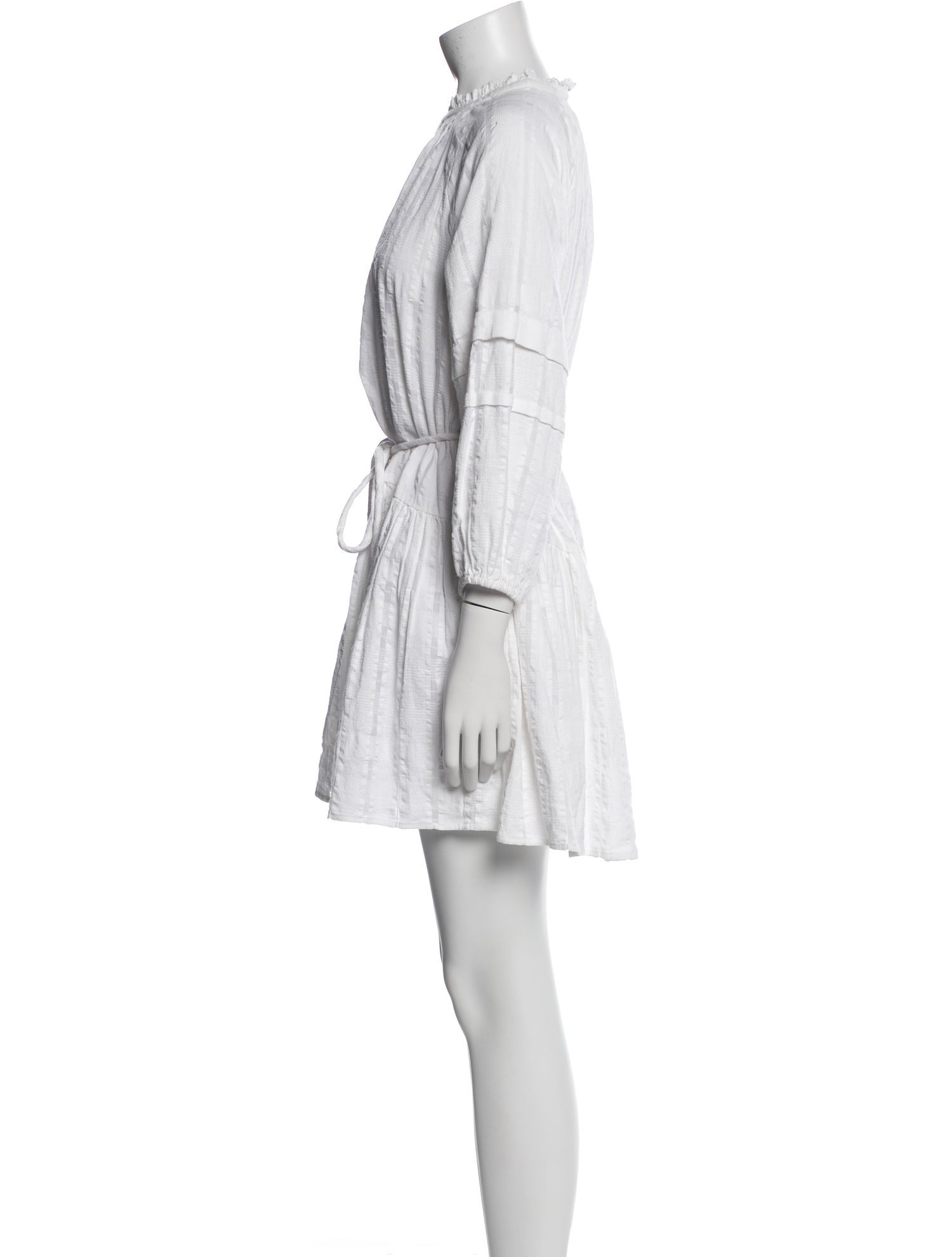 Apiece Apart Mock Neck Mini Dress