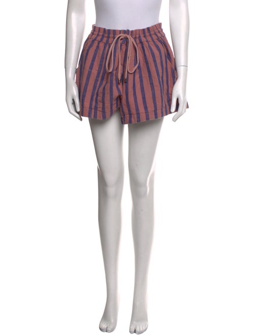 Apiece Apart Striped Mini Shorts
