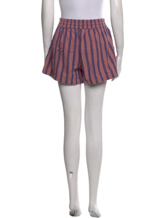 Apiece Apart Striped Mini Shorts