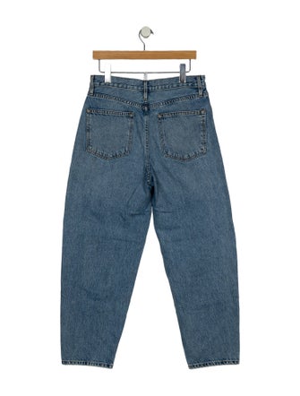 Apiece Apart High-Rise Straight Leg Jeans