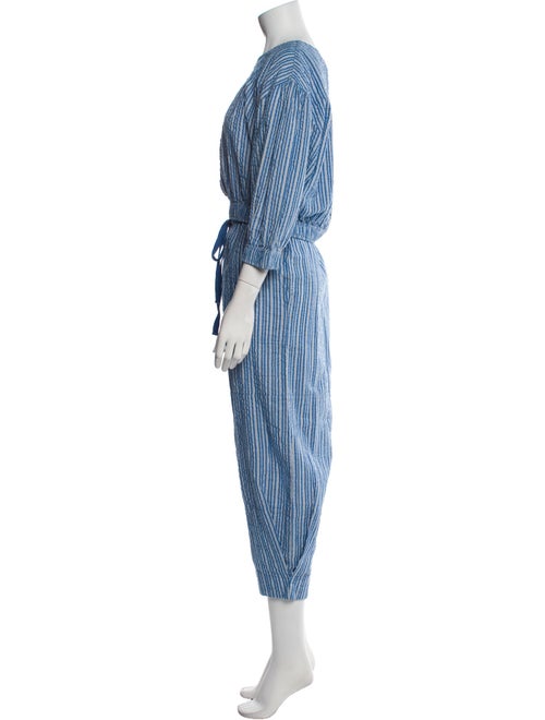 Apiece Apart Striped Pleated Accents Pant Set