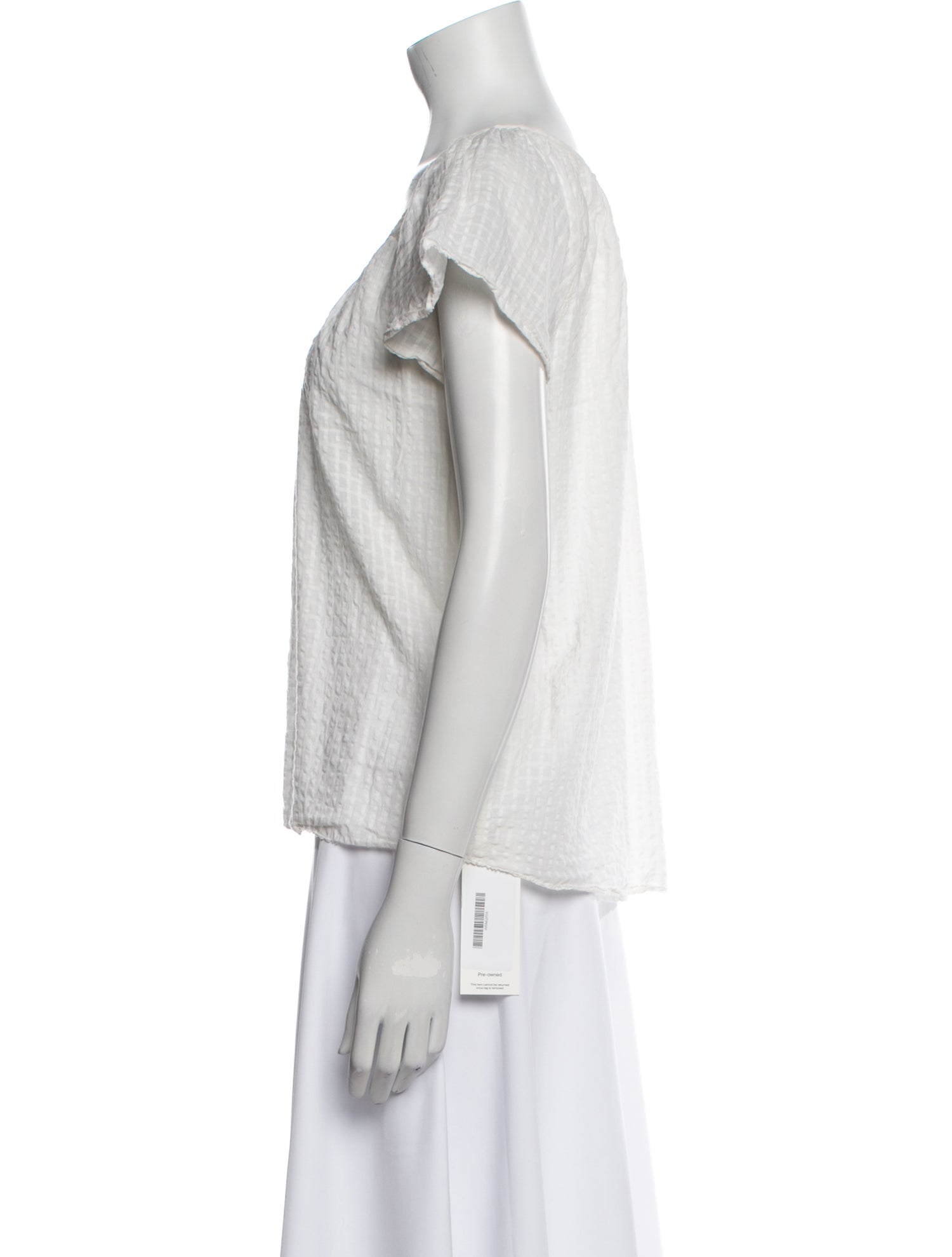 Apiece Apart Scoop Neck Short Sleeve T-Shirt