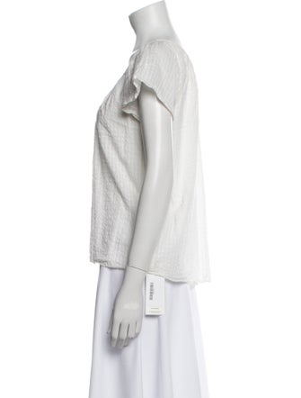 Apiece Apart Scoop Neck Short Sleeve T-Shirt