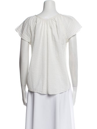 Apiece Apart Scoop Neck Short Sleeve T-Shirt