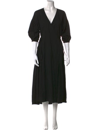 Apiece Apart V-Neck Long Dress