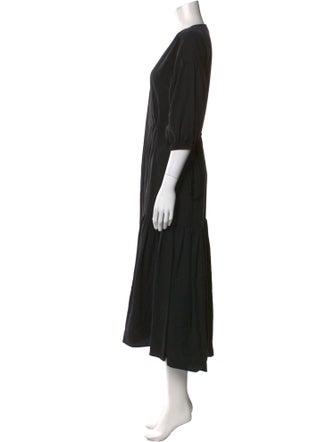 Apiece Apart V-Neck Long Dress