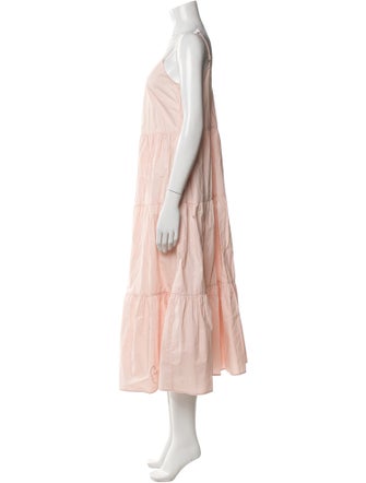 Apiece Apart Square Neckline Long Dress