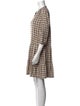 Apiece Apart Plaid Print Mini Dress