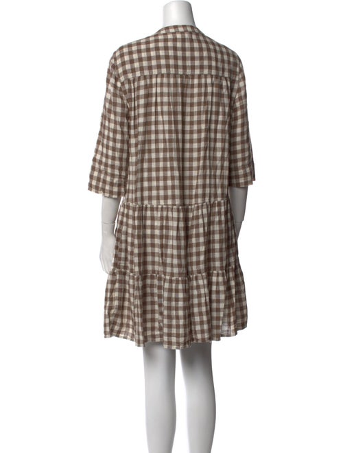 Apiece Apart Plaid Print Mini Dress