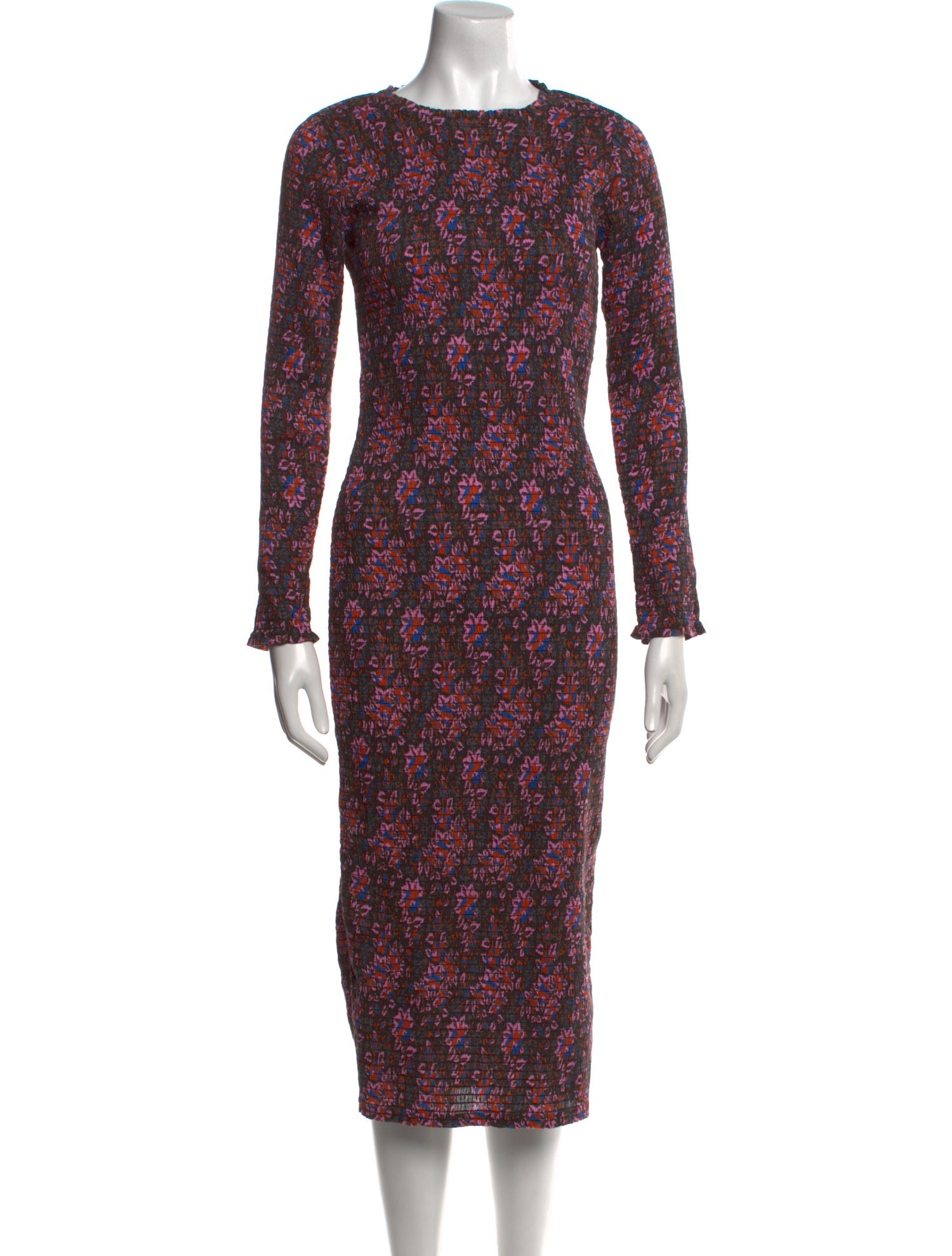 Apiece Apart Floral Print Long Dress